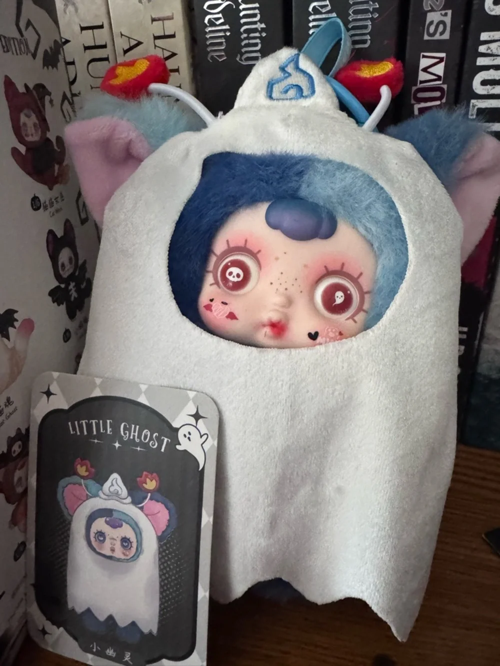 Night Elf Party Plush Doll in Grey Little Ghost Costume